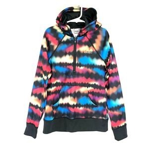 FILA Sport Tie Dye 1/2 Zip Hoodie Youth XS 7-8 Multicolor Pullover